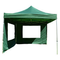 VCM Pavillon PROFI grün Polyester-Mischgewebe B/H/L: ca. 300x220x300 cm PROFI - grün (300,00/300,00/220,00cm) - VCM