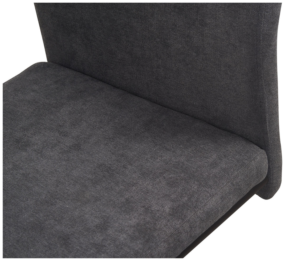 Schwingstuhl Noemi grau Microfaser B/H/T: ca. 44x96x57 cm Noemi - schwarz/grau (44,00/96,00/57,00cm)