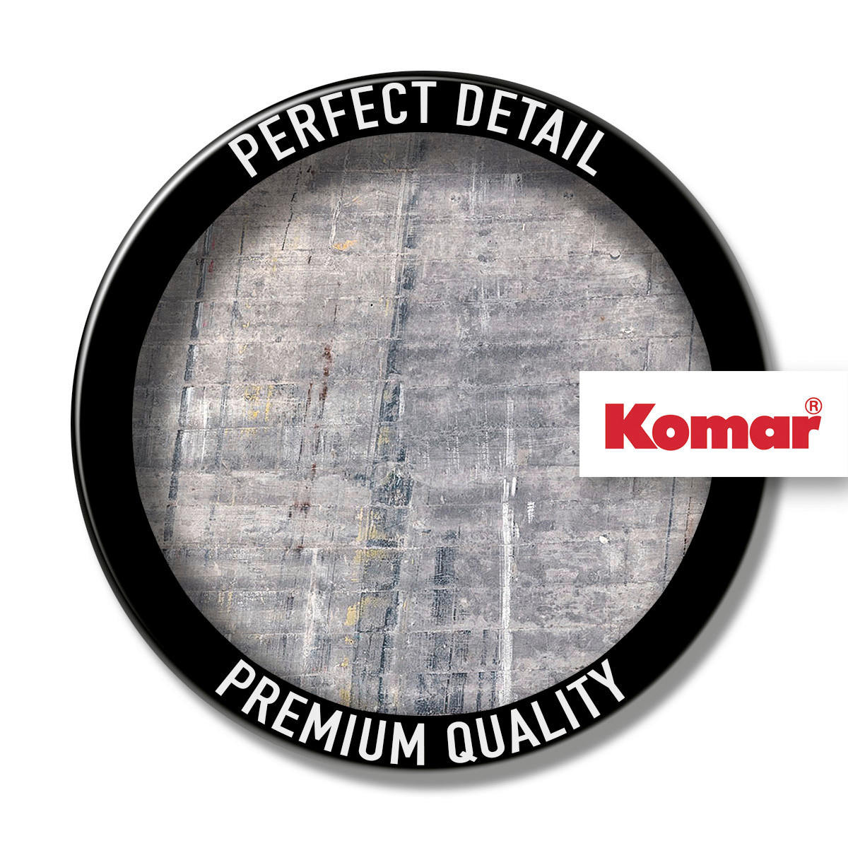 Komar Fototapete Concrete Panel B/L: ca. 100x250 cm Concrete Panel - (100,00/250,00cm) - Komar