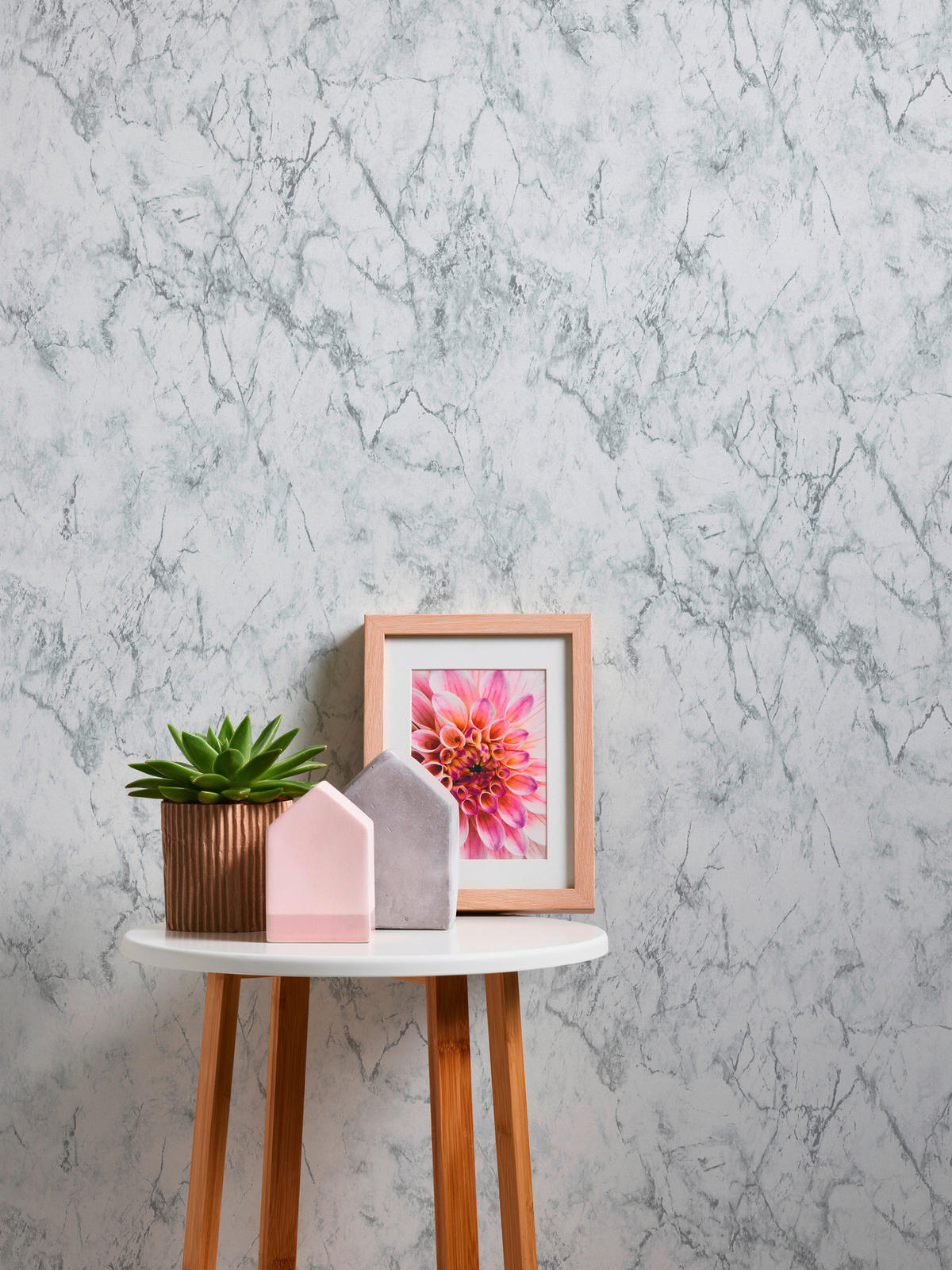 Vliestapete Marmor weiß grau B/L: ca. 53x1005 cm Vliestapete_36157-2_Neue_Bude - weiß/grau (53,00/1005,00cm)