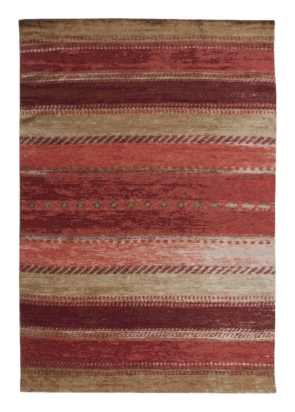 360Living Teppich Blaze Multi B/L: ca. 155x230 cm Blaze - rot/Multi (155,00/230,00cm) - 360Living
