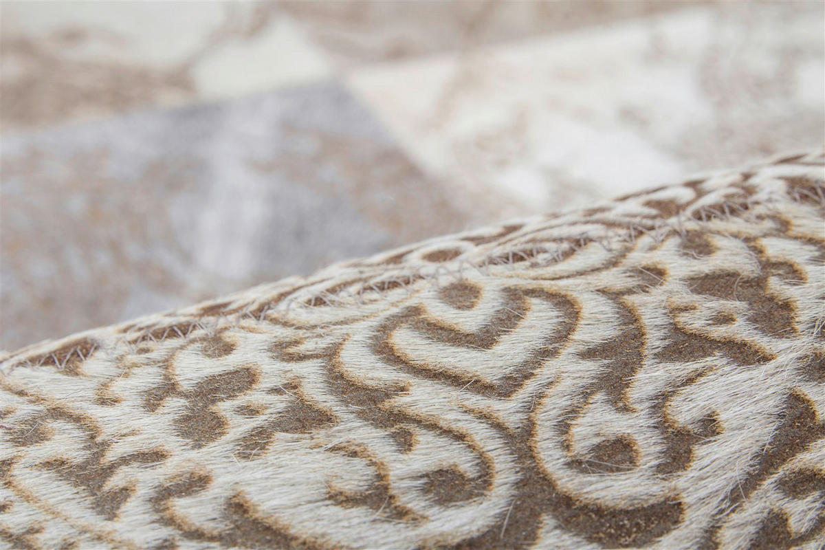 Kayoom Kurzflorteppich Cobra 343 silber B/L: ca. 200x300 cm Cobra 343 - silber (200,00/300,00cm) - Kayoom