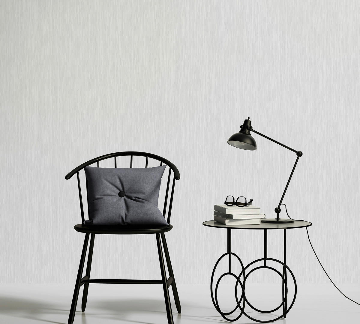 A.S.Creation Papiertapete weiß B/H/D: ca. 53x1005x9,6 cm Papiertapete - weiß (9,60/1005,00cm) - A.S.Creation