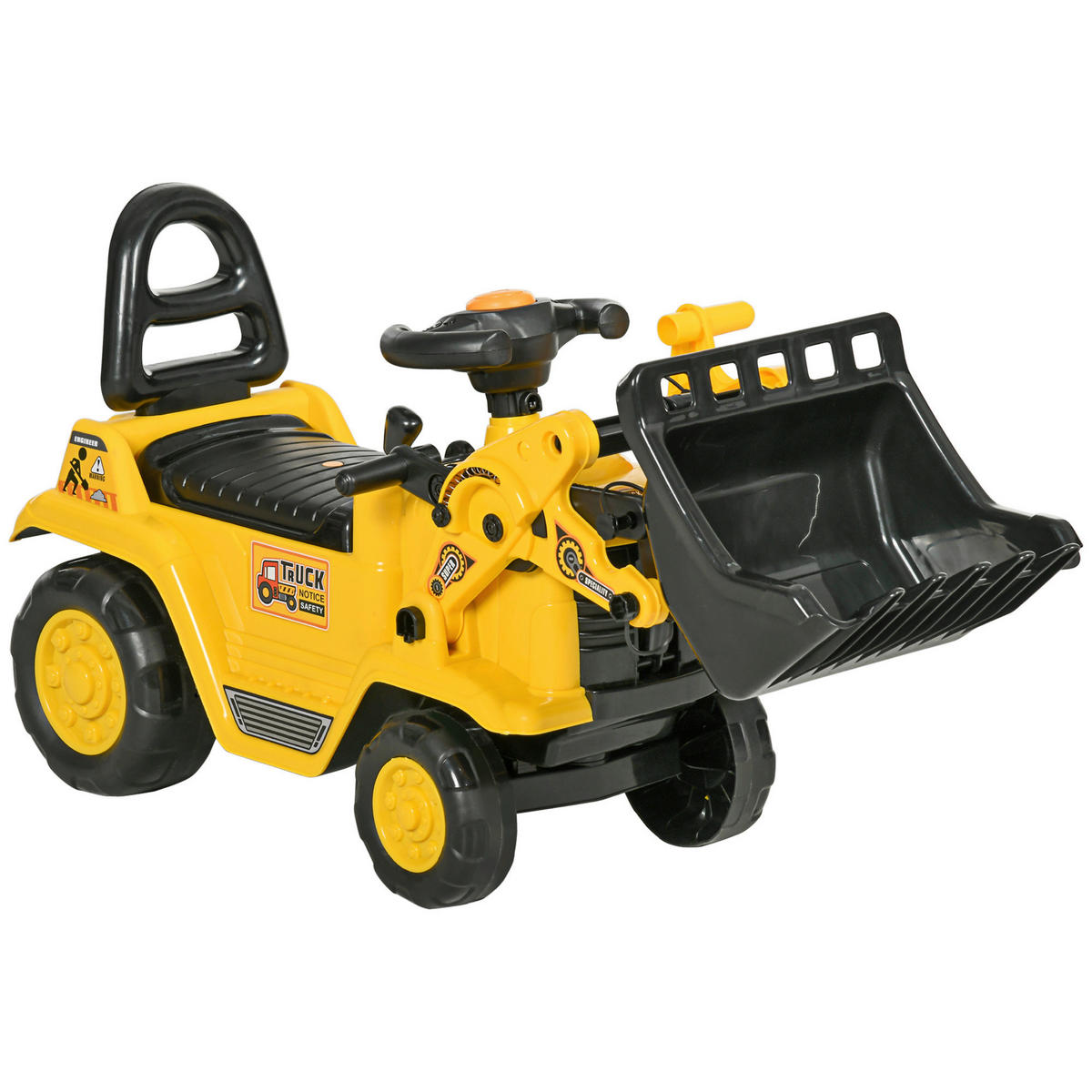 HOMCOM Trettraktor B/H/L: ca. 26,5x39x80 cm Trettraktor - (80,00/26,50/39,00cm) - HOMCOM