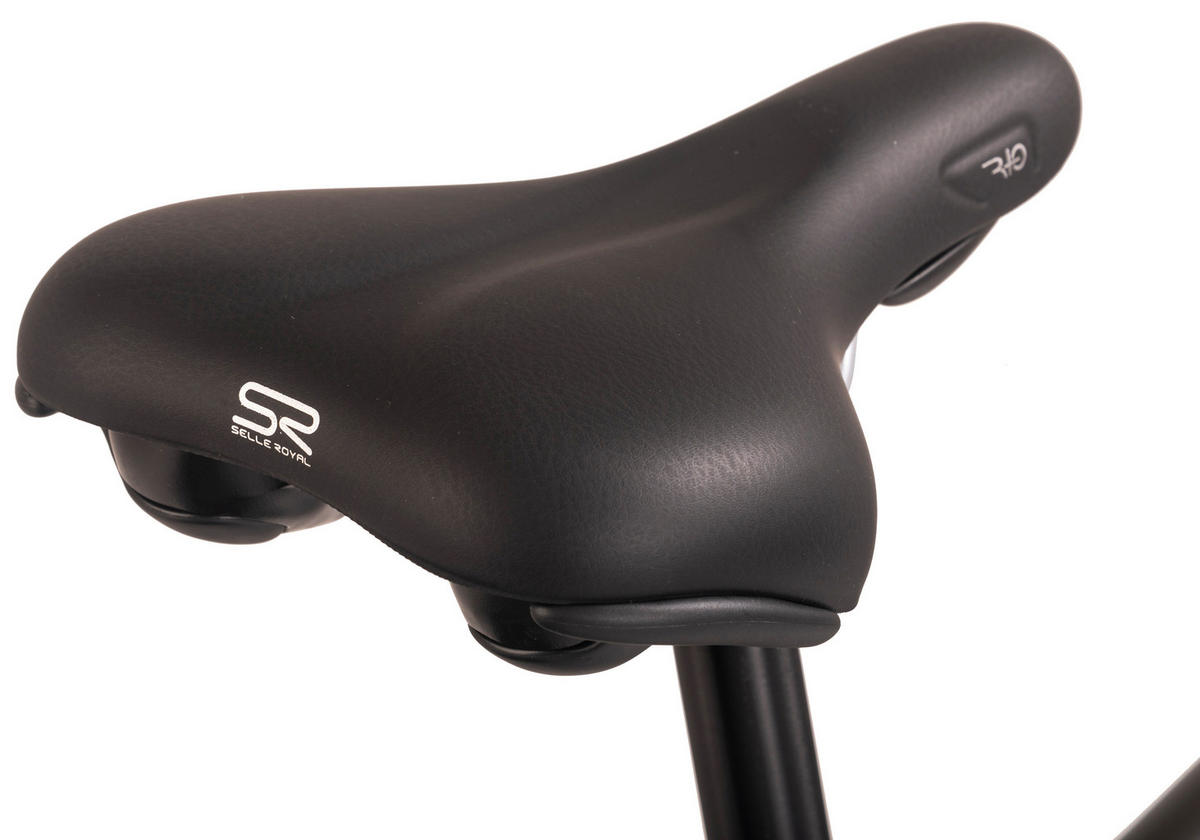 Hollandia City E-Bike Zagon KS187E 28 Zoll Rahmenhöhe 53 cm 6 Gänge anthrazit anthrazit ca. 250 W ca. 36 V ca. 28 Zoll Zagon - anthrazit - Hollandia
