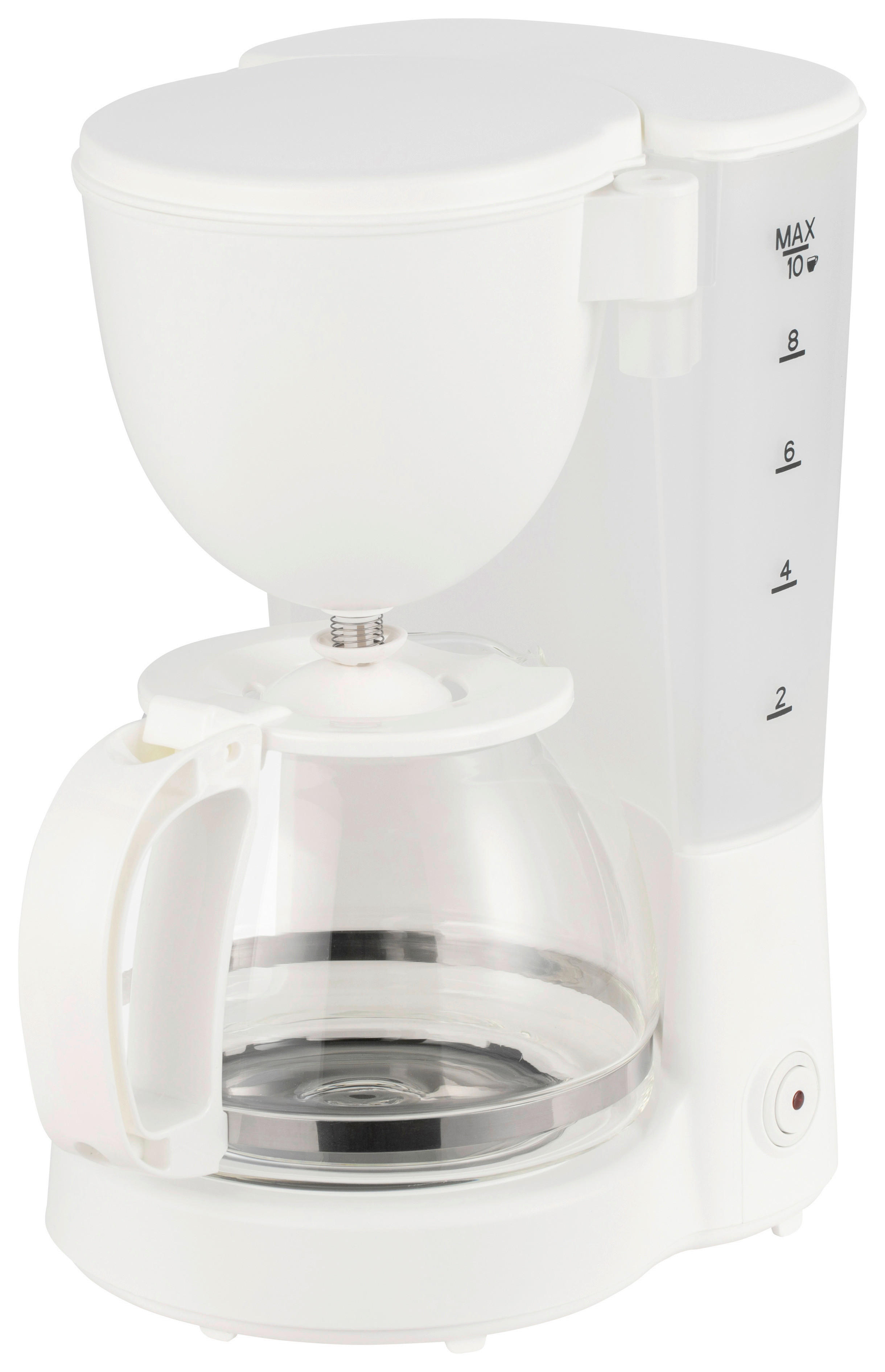 Kaffeeautomat CM9105E-GS weiß Kunststoff Glas Kaffeeautomat KaffeeFix - weiß (1,25l)