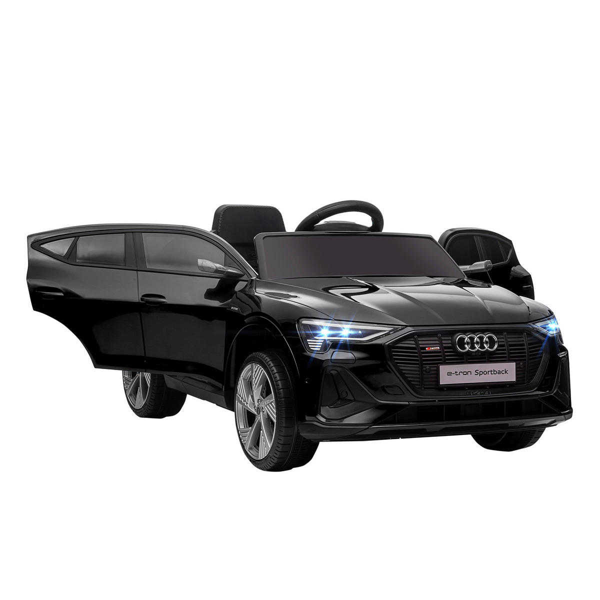 HOMCOM Kinder-Elektroauto schwarz B/H/L: ca. 60x47x108 cm Kinder Elektroauto - schwarz (108,00/60,00/47,00cm) - HOMCOM