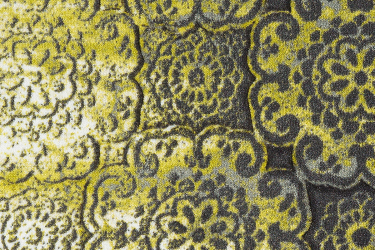 Arte Espina Kurzflorteppich Living Mat 56 gelb B/L: ca. 64x168 cm Living Mat 56 - gelb/anthrazit (64,00/168,00cm) - Arte Espina