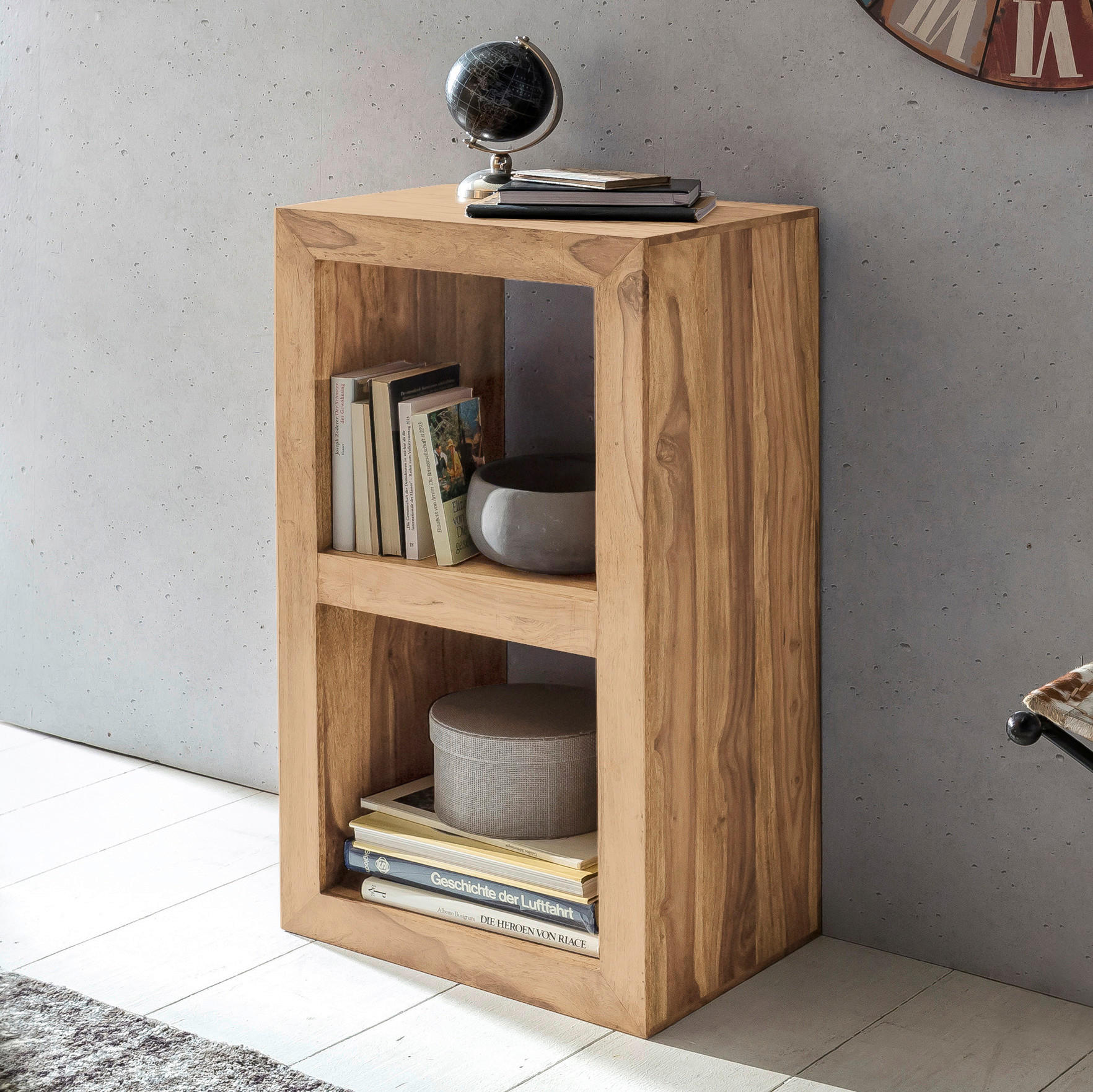 Standregal natur B/H/T: ca. 50x88x35 cm Standregal - natur (50,00/88,00/35,00cm) - Wohnling
