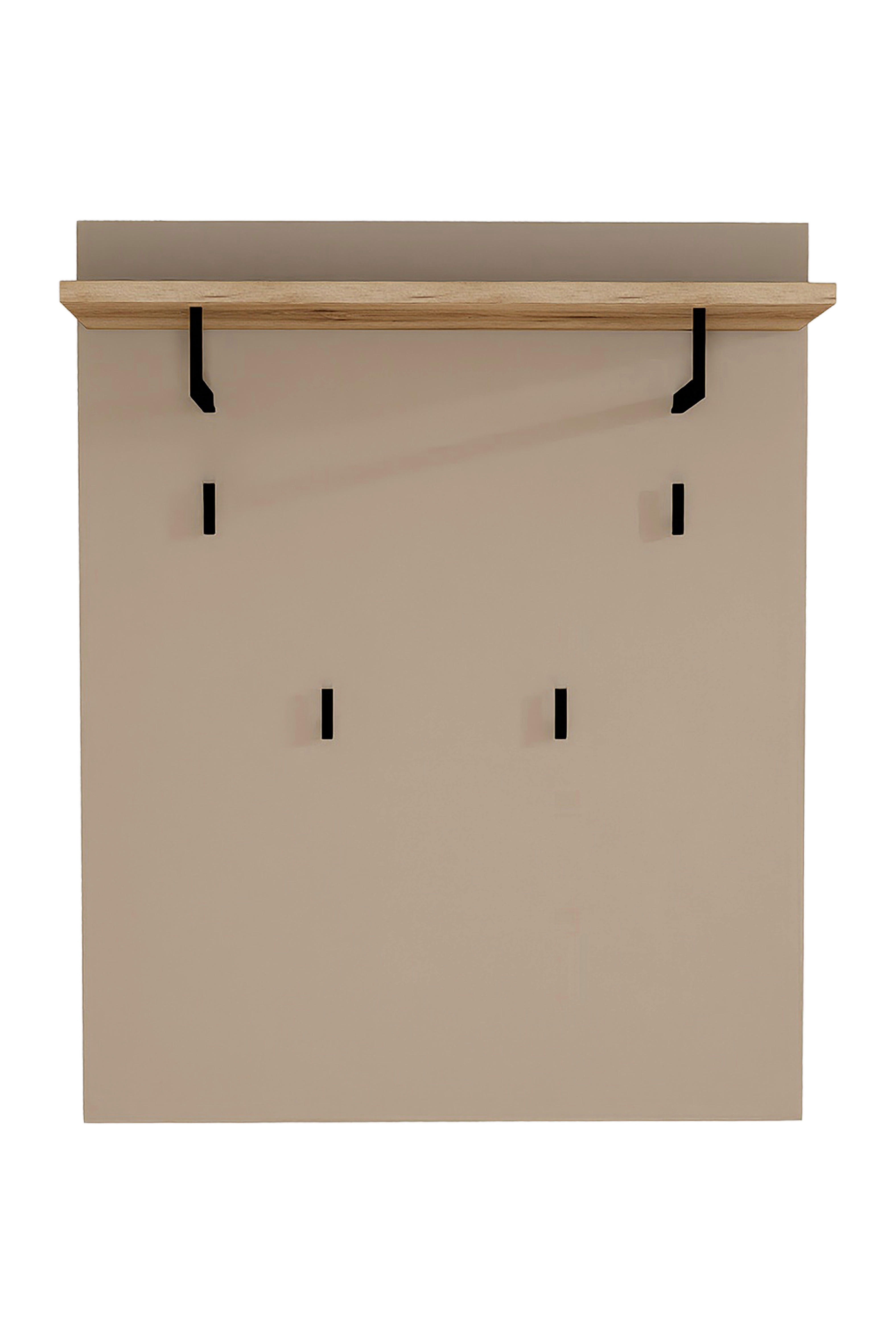 Thumbnail - Garderobenpaneel Fargo Eiche Cashmere B/H/T: ca. 80x100x30 cm