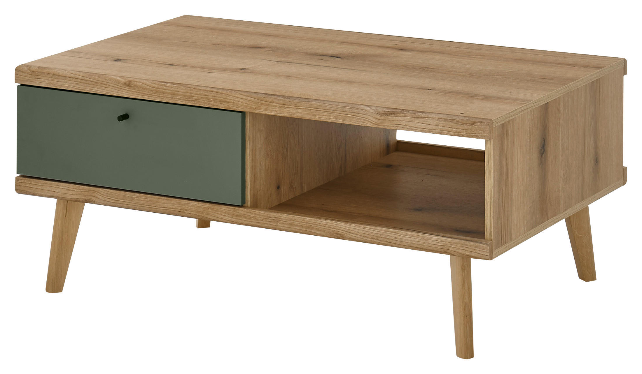 Couchtisch Alva Eiche Evoke Coast Nachbildung salbei B/H/T: ca. 107x46x67 cm Alva - Eiche/salbei (107,00/46,00/67,00cm)