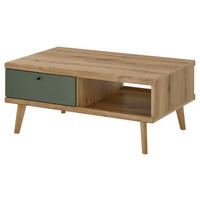 Couchtisch Alva Eiche Evoke Coast Nachbildung salbei B/H/T: ca. 107x46x67 cm Alva - Eiche/salbei (107,00/46,00/67,00cm)