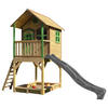 AXI Spielhaus Sarah braun B/H/L: ca. 370x291x191 cm Sarah - braun/grün (191,00/370,00/291,00cm) - AXI