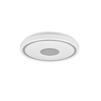 Deckenleuchte P64361106 weiß Chrom Kunststoff H/D: ca. 5x33 cm 1 Brennstellen LED-Deckenleuchte_Bunda - weiß/Chrom (33,00/5,00cm)