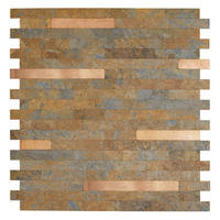 Wandfliesen bronze B/L: ca. 29,2x29,7 cm Wandfliese_d-c-fix_selbstklebend - braun/bronze (29,20/29,70cm)