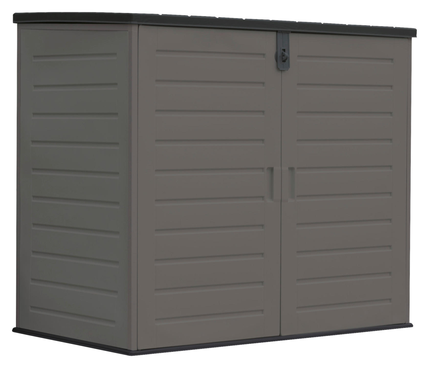 HOGGAR Mülltonnenbox anthrazit B/H/L: ca. 82x123x140 cm Mülltonnenbox_1170l - anthrazit (140,00/82,00/123,00cm) - HOGGAR