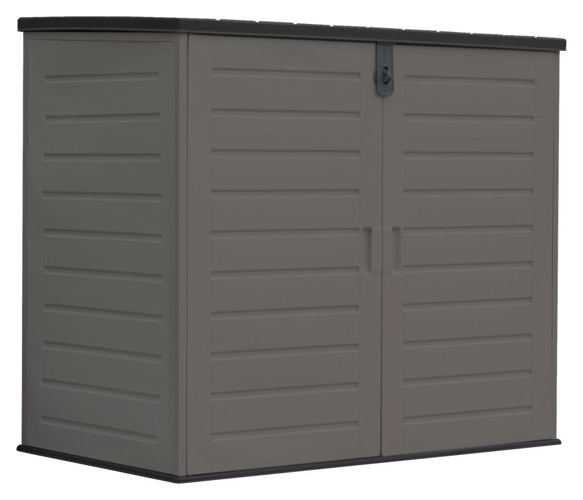 HOGGAR Mülltonnenbox anthrazit B/H/L: ca. 82x123x140 cm Mülltonnenbox_1170l - anthrazit (140,00/82,00/123,00cm) - HOGGAR