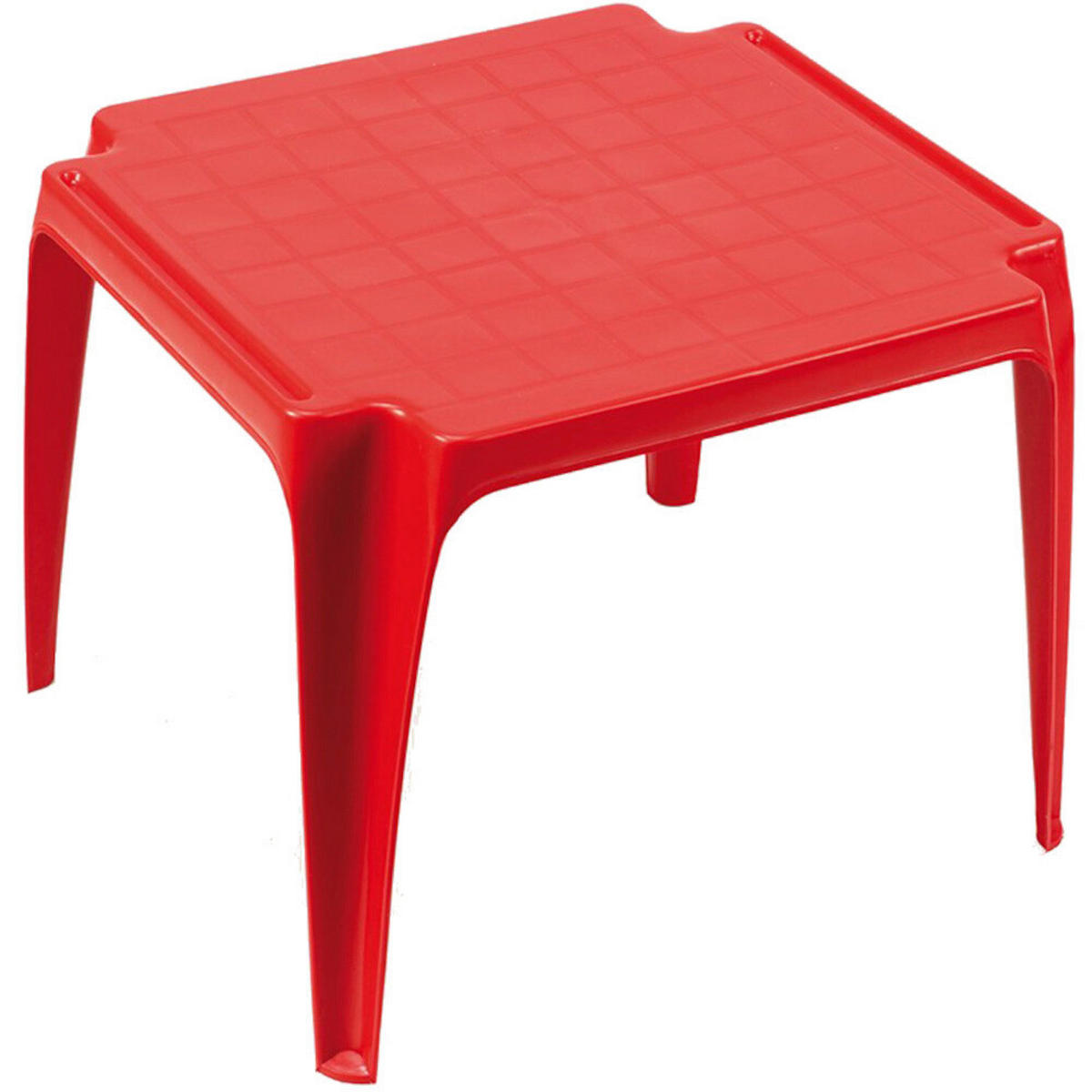 ProGarden Kindermöbel-Set rot Kunststoff B/H/L: ca. 38x53x43 cm Kindermöbel-Set_4xSessel_1xTisch - rot (43,00/38,00/53,00cm) - ProGarden