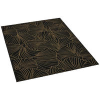 Webteppich Luxus schwarz B/L: ca. 160x230 cm Luxus - gold/schwarz (160,00/230,00cm)