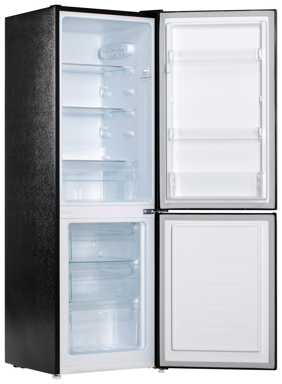 POCOline Kühl-/Gefrierkombination KGK 144-157 CDIX dark Inox B/H/T: ca. 47x144x50 cm Kühl-/Gefrierkombi KGK 144-157 CDIX - dark Inox (47,00/144,00/50,00cm) - POCOline