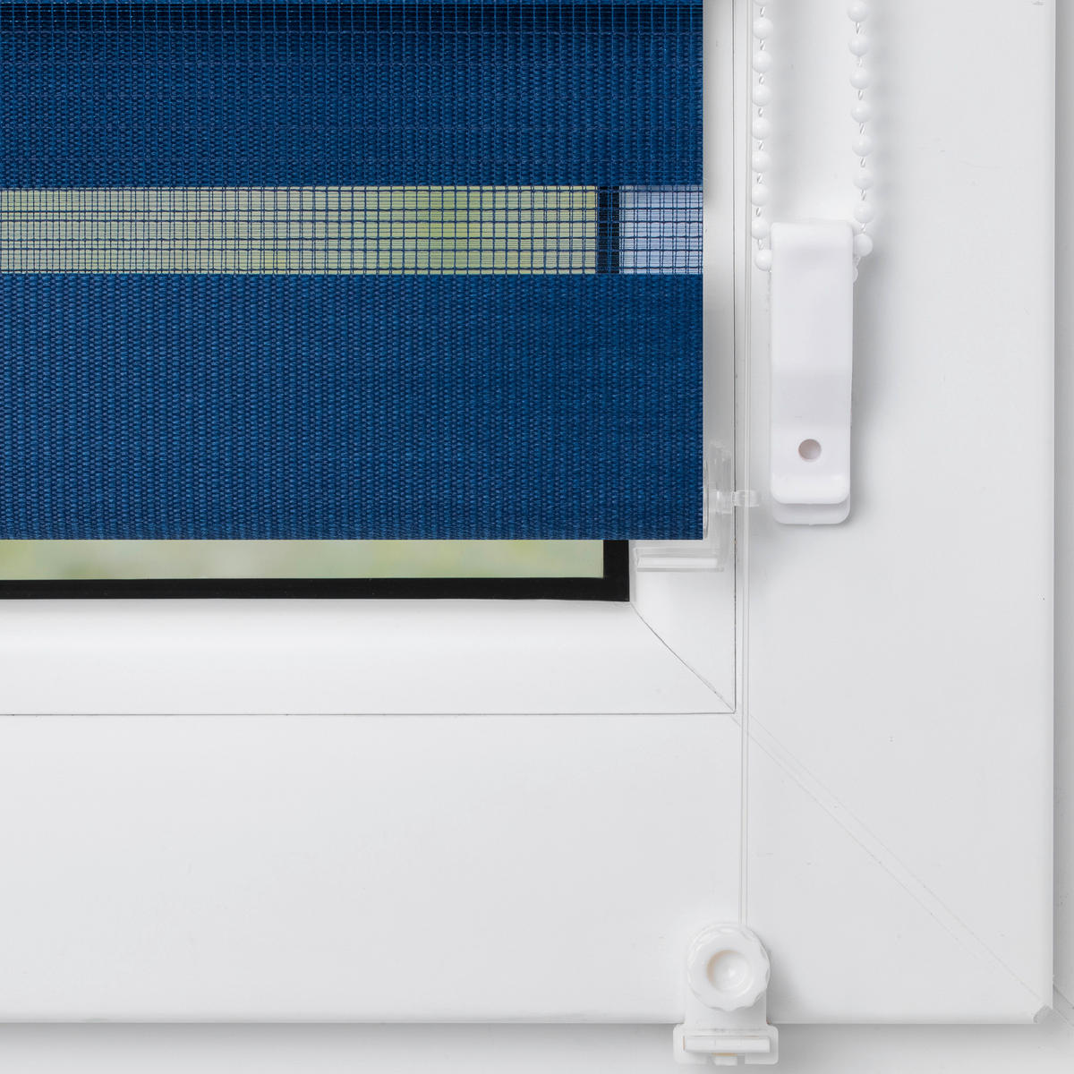 Doppelrollo Duo blau B/L: ca. 80x200 cm Duo - blau (80,00/200,00cm) - LICHTBLICK