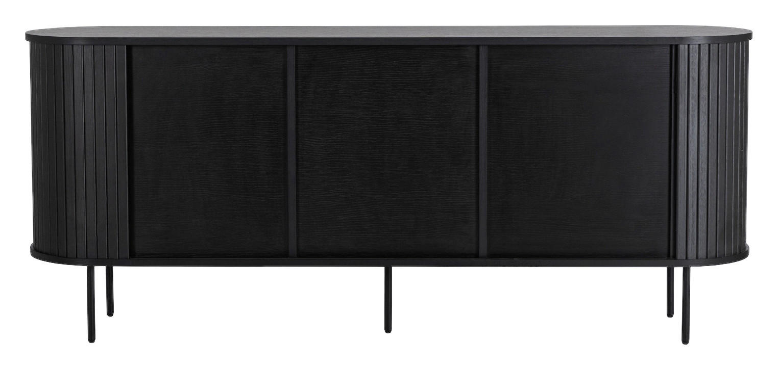 Thumbnail - Kommode SELVA schwarz B/H/T: ca. 180x76x40 cm