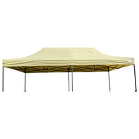 Grasekamp Ersatzdach Faltpavillon Modena Premium Line beige Polyester-Mischgewebe B/H/L: ca. 290x200x570 cm Modena Premium Line - beige (570,00/290,00/200,00cm) - Grasekamp