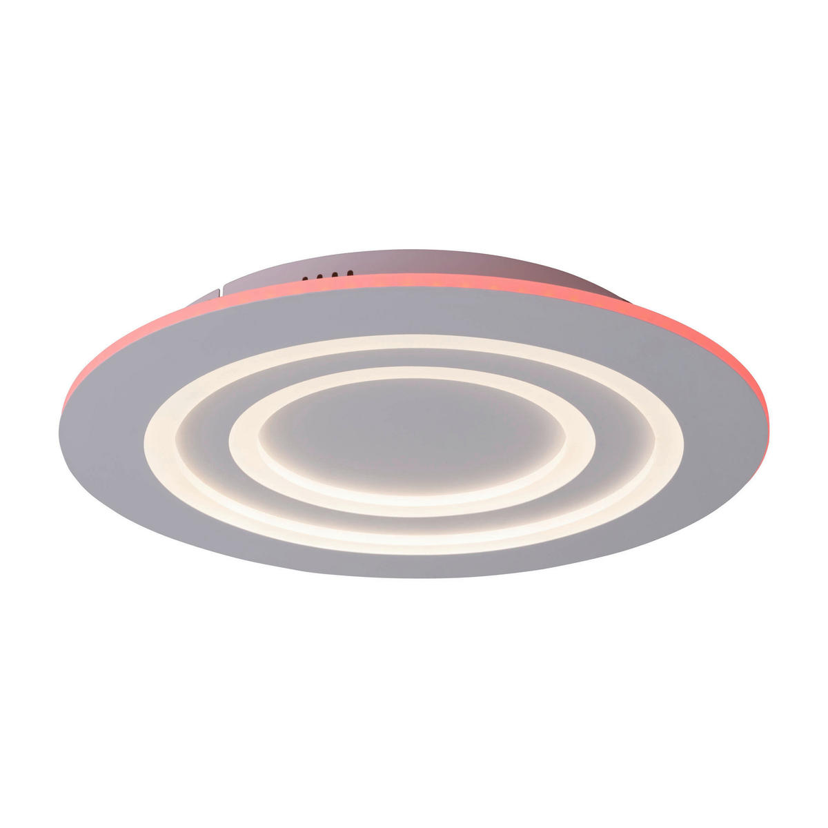 Näve Leuchten LED-Deckenleuchte weiß Metall Kunststoff B/H/T/D: ca. 50x6x50x50 cm MIREL - weiß (50,00/6,00/50,00cm) - Näve Leuchten