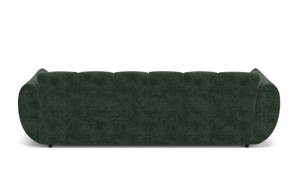 Ecksofa Panda grün Microfaser B/H/T: ca. 280x81x178 cm Panda - schwarz/grün (280,00/81,00/178,00cm)