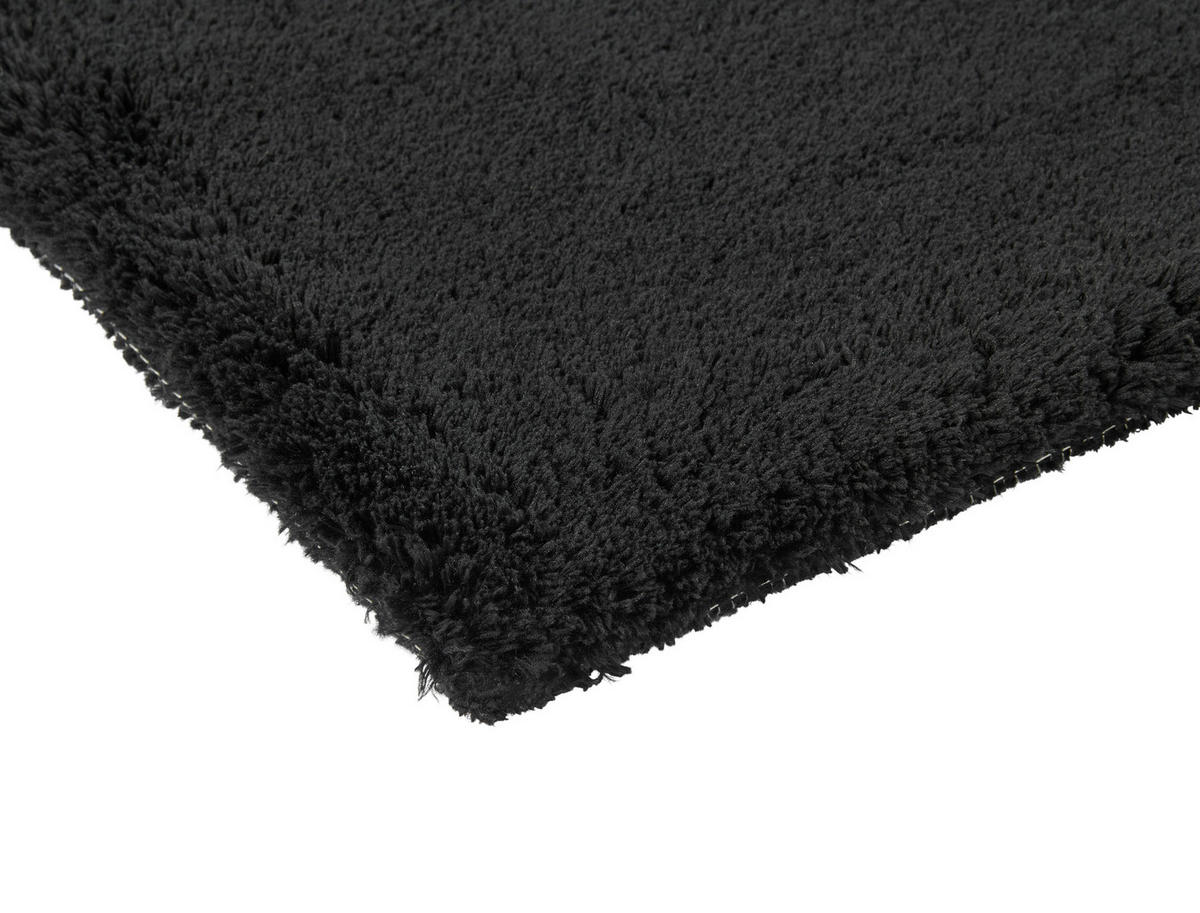 Teppich Softy schwarz B/L: ca. 120x160 cm Softy - schwarz (120,00/160,00cm)