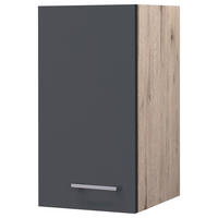 Hängeschrank Morena grau matt B/H/T: ca. 30x54,8x32 cm Morena - Eiche/Basalt (30,00/54,80/32,00cm) - Flex-Well