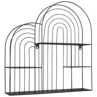 Wandregal Ivy schwarz B/H/T: ca. 55x54x11 cm Ivy - schwarz (55,00/54,00/11,00cm)