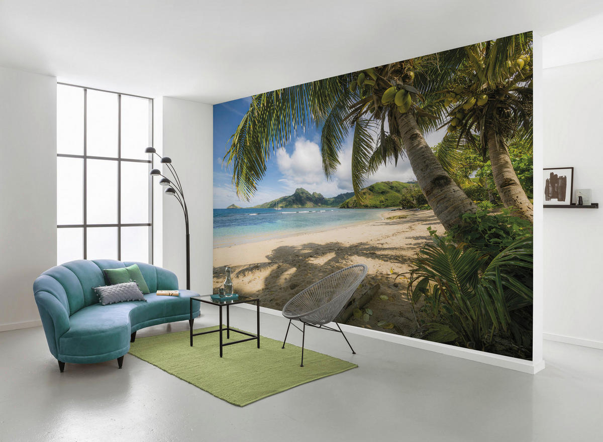 Komar Fototapete Strandoase Südsee B/L: ca. 450x280 cm Strandoase Südsee - (450,00/280,00cm) - Komar
