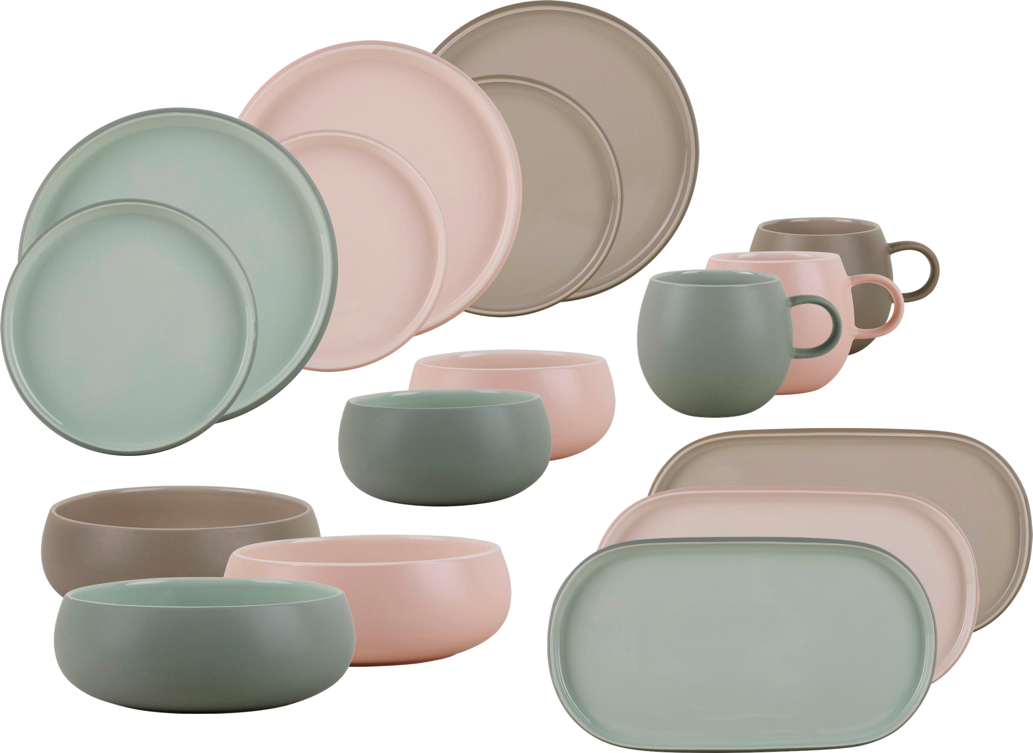 Thumbnail - Dessertteller mint Steinzeug D: ca. 22 cm