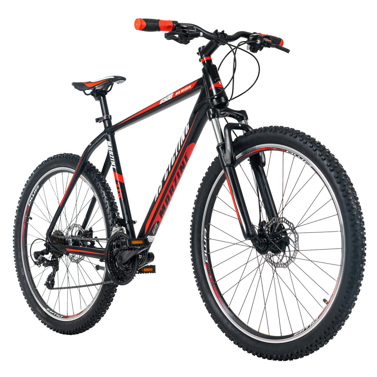 KS-Cycling Mountainbike Morzine Hardtail Morzine 27,5 Zoll Rahmenhöhe 53 cm 21 Gänge schwarz schwarz ca. 27,5 Zoll Morzine - rot/schwarz - KS-Cycling