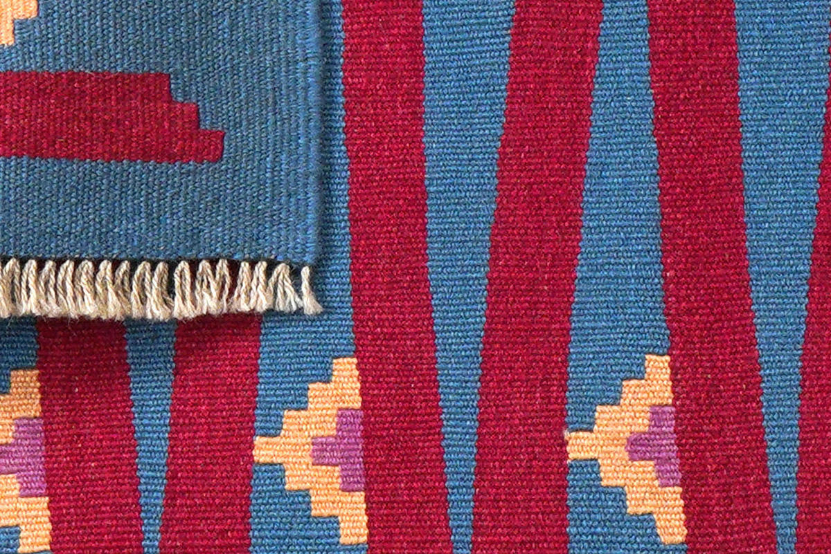 PersaTepp Teppich Kelim Gashgai bunt B/H/L: ca. 60x1x93 cm Kelim Gashgai - bunt (93,00/60,00/1,00cm) - PersaTepp