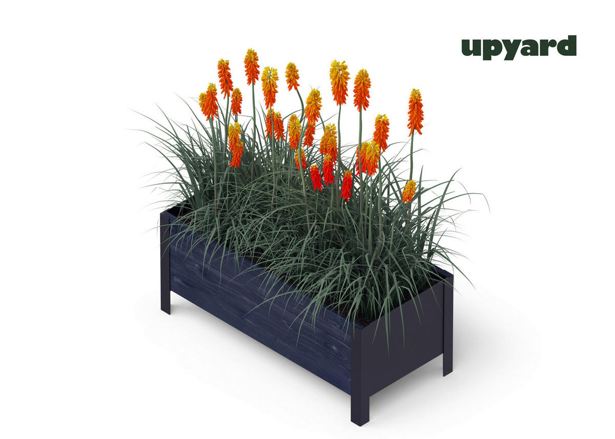 UPYARD Hochbeet MODERN schwarz Holz B/H/L: ca. 36x32x78 cm MODERN - schwarz (78,00/36,00/32,00cm) - UPYARD
