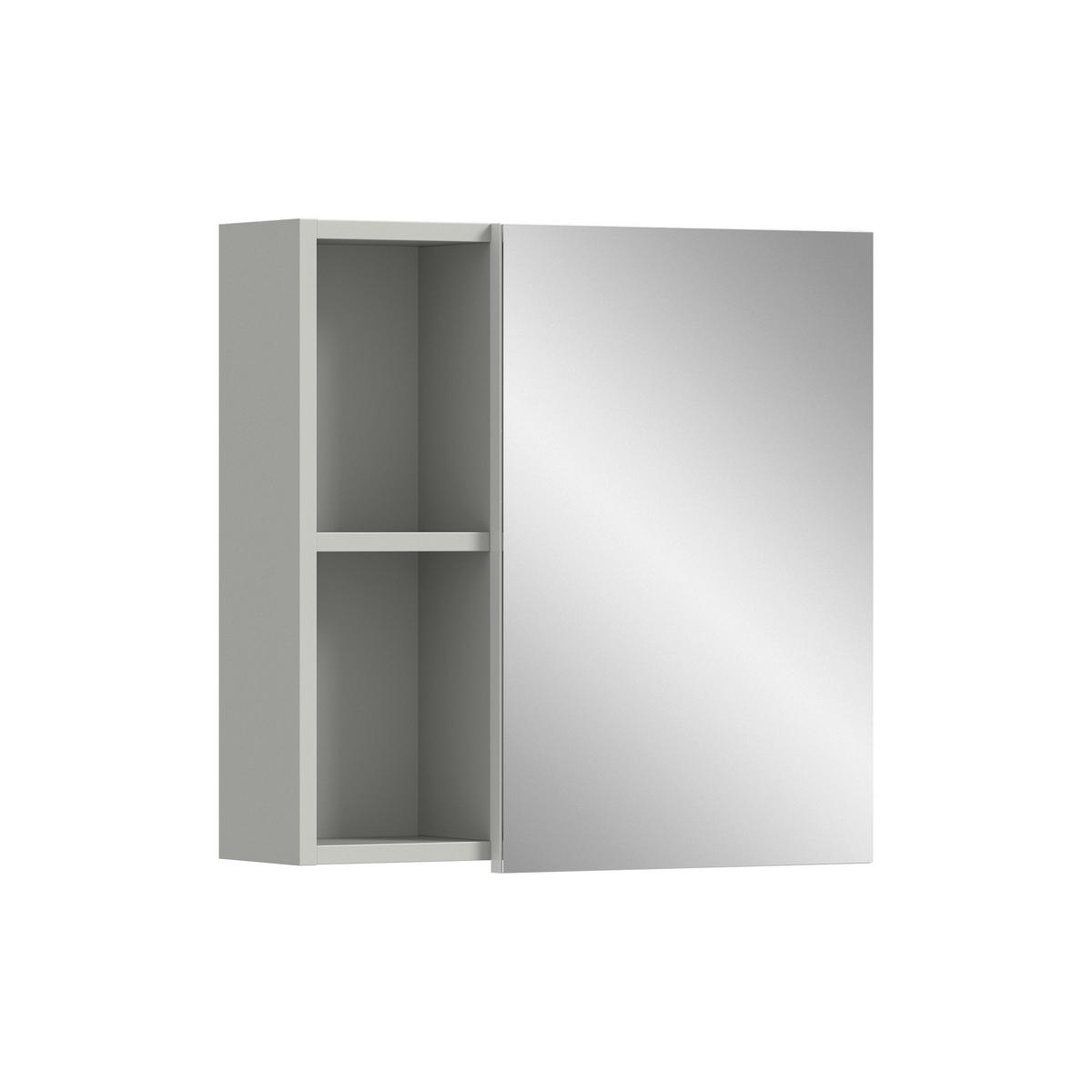 Spiegelschrank Copa hellgrau B/H/T: ca. 55x55x17 cm Copa - hellgrau (55,00/55,00/17,00cm) - xonox.home