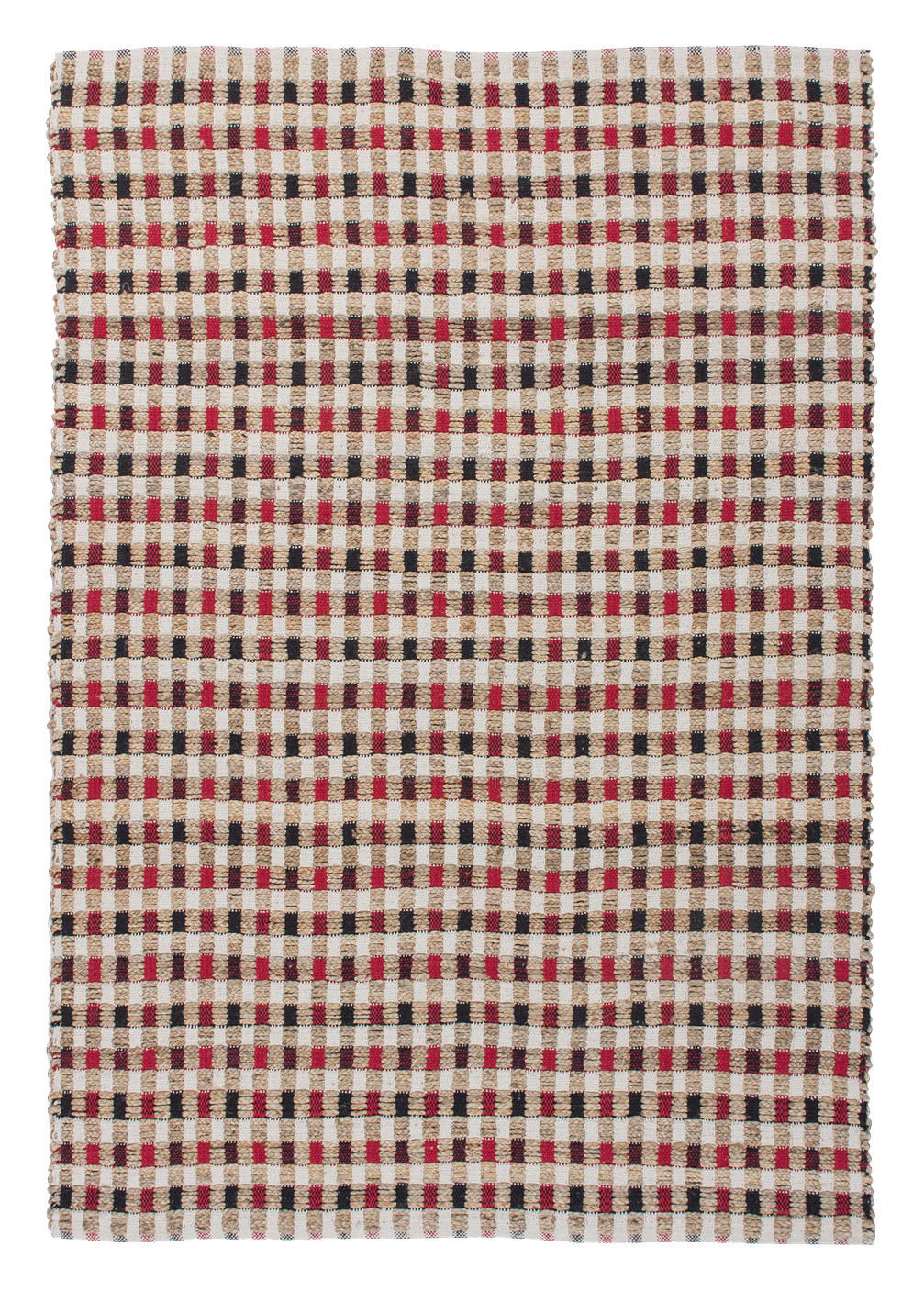 Kayoom Kurzflorteppich Chess 110 natur B/L: ca. 80x150 cm Chess 110 - natur/creme (80,00/150,00cm) - Kayoom