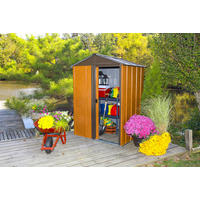 Spacemaker Gartenhaus braun B/H/L: ca. 151x198x122 cm Gartenhaus - braun (122,00/151,00/198,00cm) - Spacemaker
