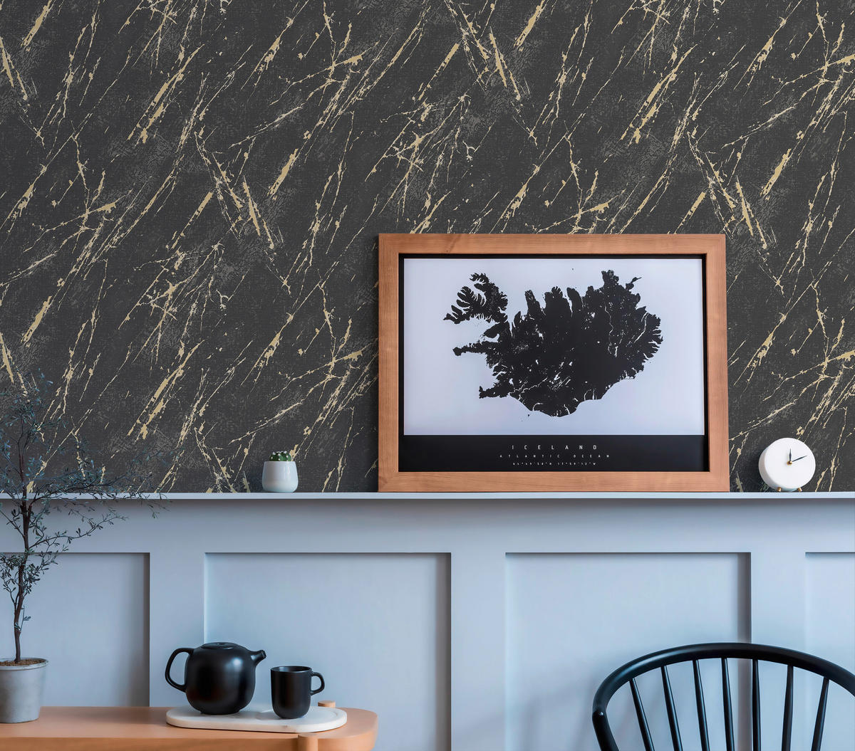 A.S.Creation Vliestapete silber gold B/H/D: ca. 53x1005x9,7 cm Vliestapete - gold/silber (9,70/1005,00cm) - A.S.Creation