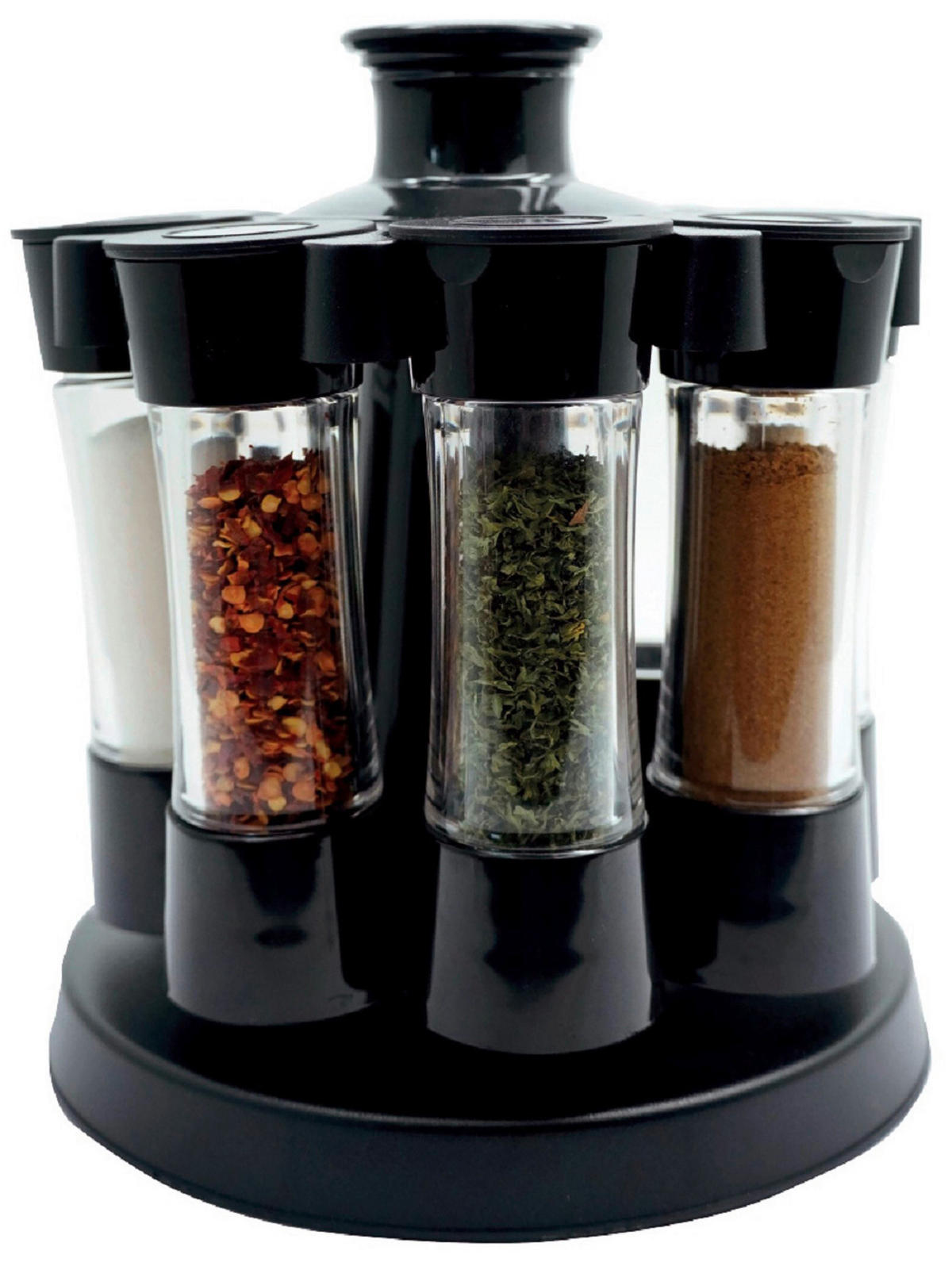 Fackelmann Gewürzkarussell schwarz Kunststoff Gewürzkarussell - schwarz - Fackelmann