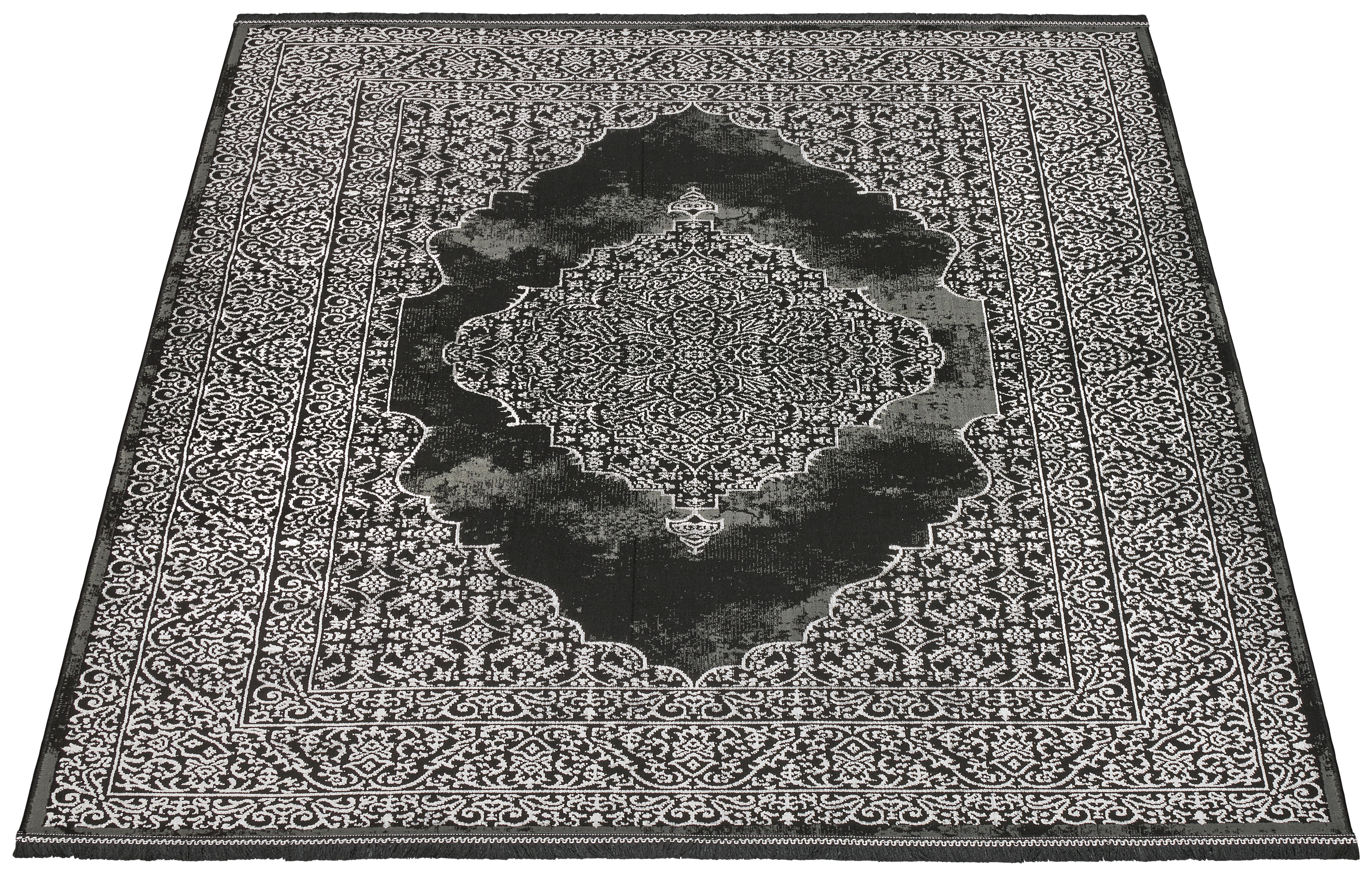 Webteppich Salsa schwarz B/L: ca. 80x150 cm Salsa - schwarz (80,00/150,00cm)