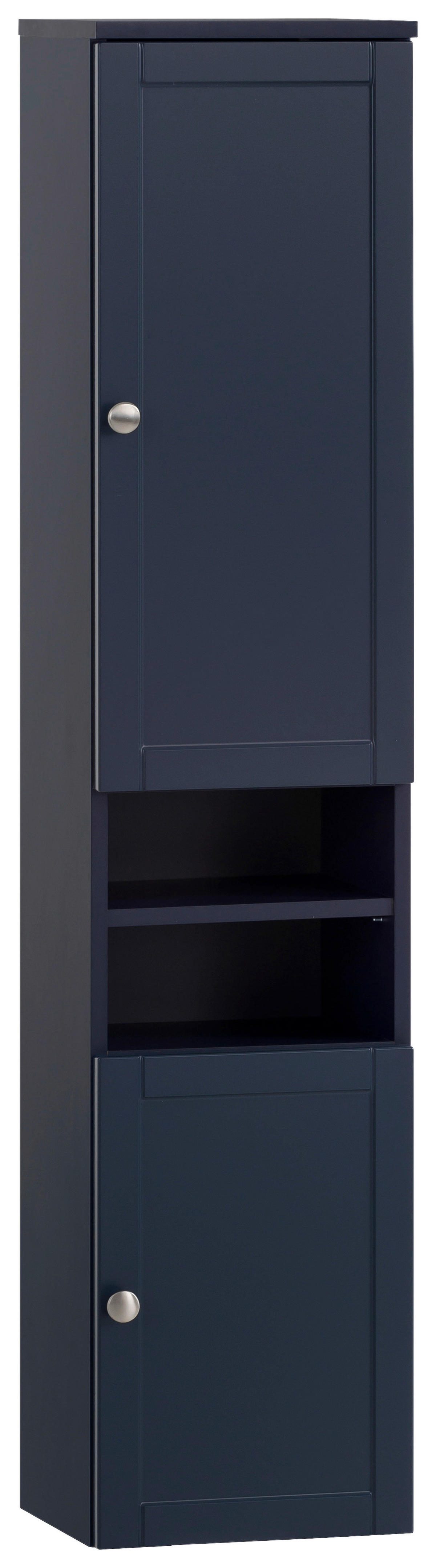 Hochschrank Jesper blau dunkel B/H/T: ca. 30,3x138,3x25,4 cm Jesper - blau (30,30/138,30/25,40cm) - Möbelpartner