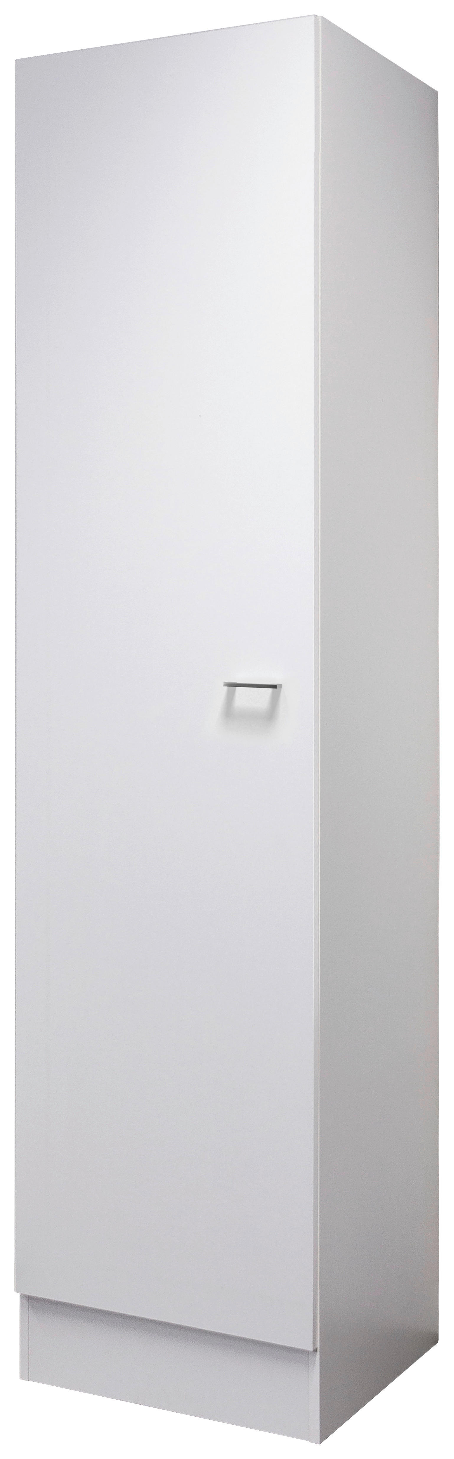 Seitenschrank Lucca weiß matt B/H/T: ca. 50x200x57 cm Lucca - weiß/Alu (50,00/200,00/57,00cm) - Flex-Well