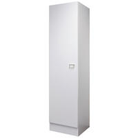 Seitenschrank Lucca weiß matt B/H/T: ca. 50x200x57 cm Lucca - weiß/Alu (50,00/200,00/57,00cm) - Flex-Well