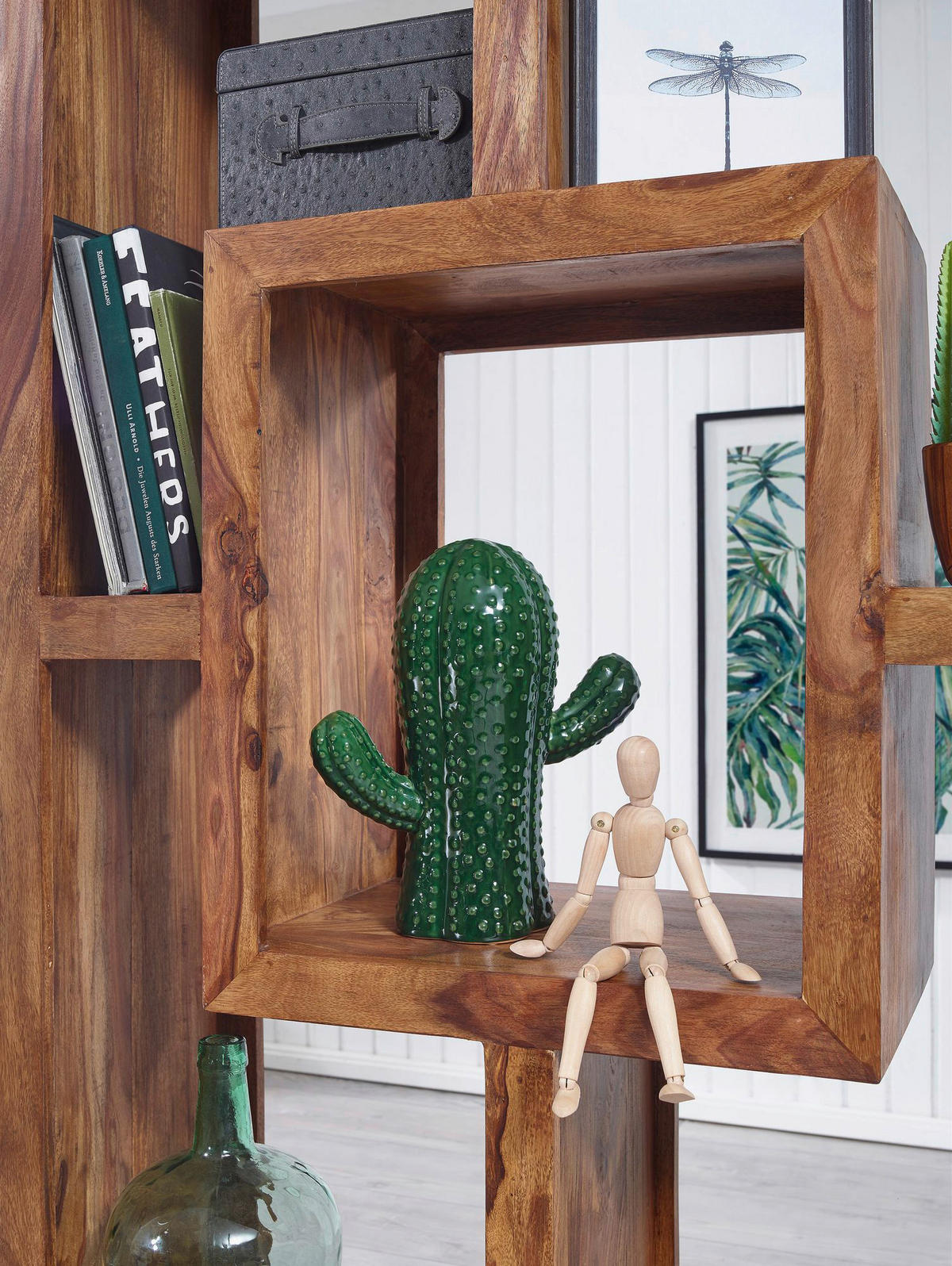 Regal natur B/H/T: ca. 105x180x35 cm Bücherregal - natur (105,00/180,00/35,00cm) - Wohnling