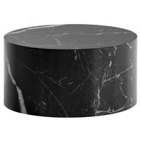 Couchtisch schwarz Marmor Optik B/H/T: ca. 60x30x60 cm Couchtisch - schwarz (60,00/30,00/60,00cm) - Wohnling