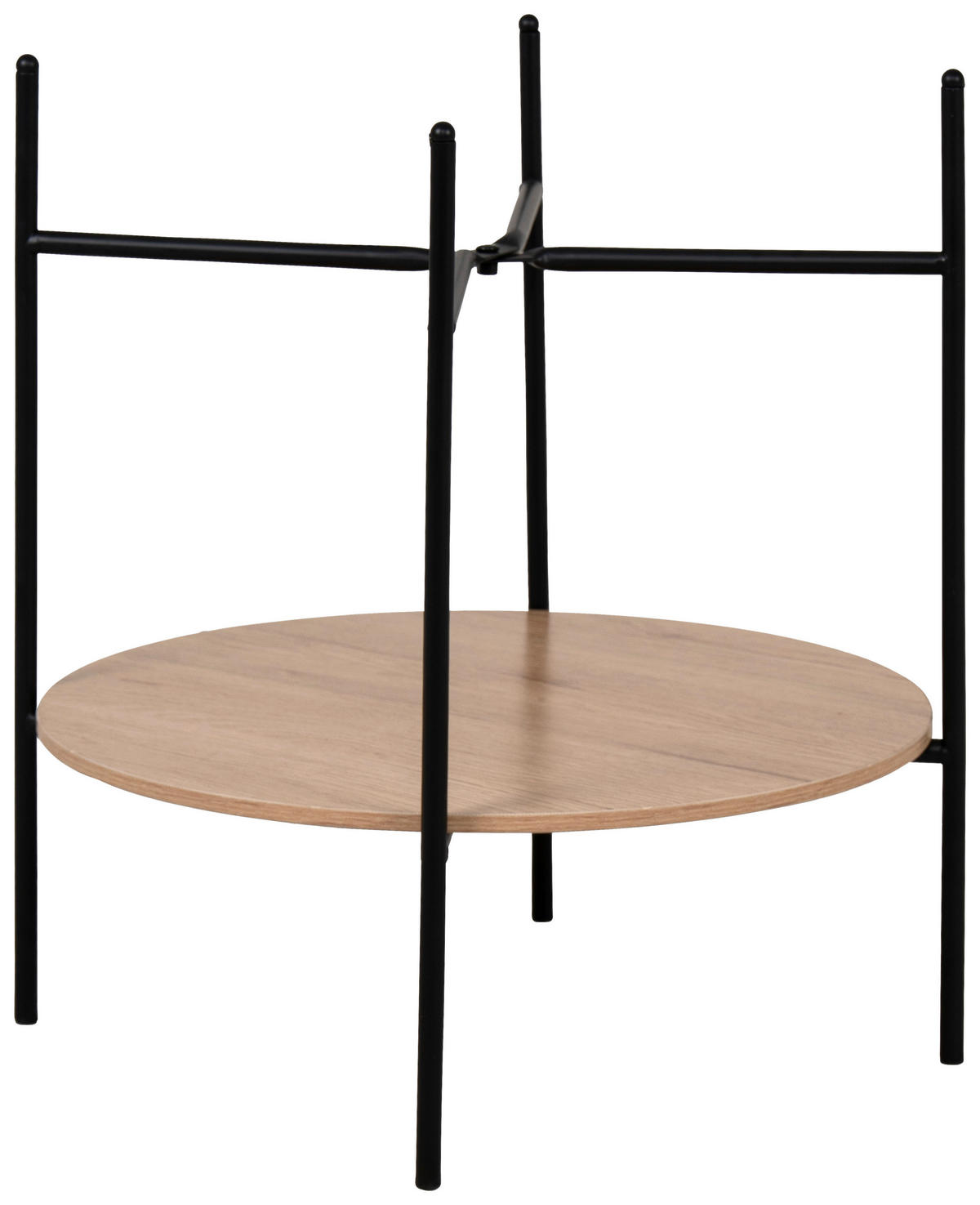 Beistelltisch Trelleborg B/H/T: ca. 48x48x48 cm Trelleborg - Eiche/schwarz (48,00/48,00/48,00cm)