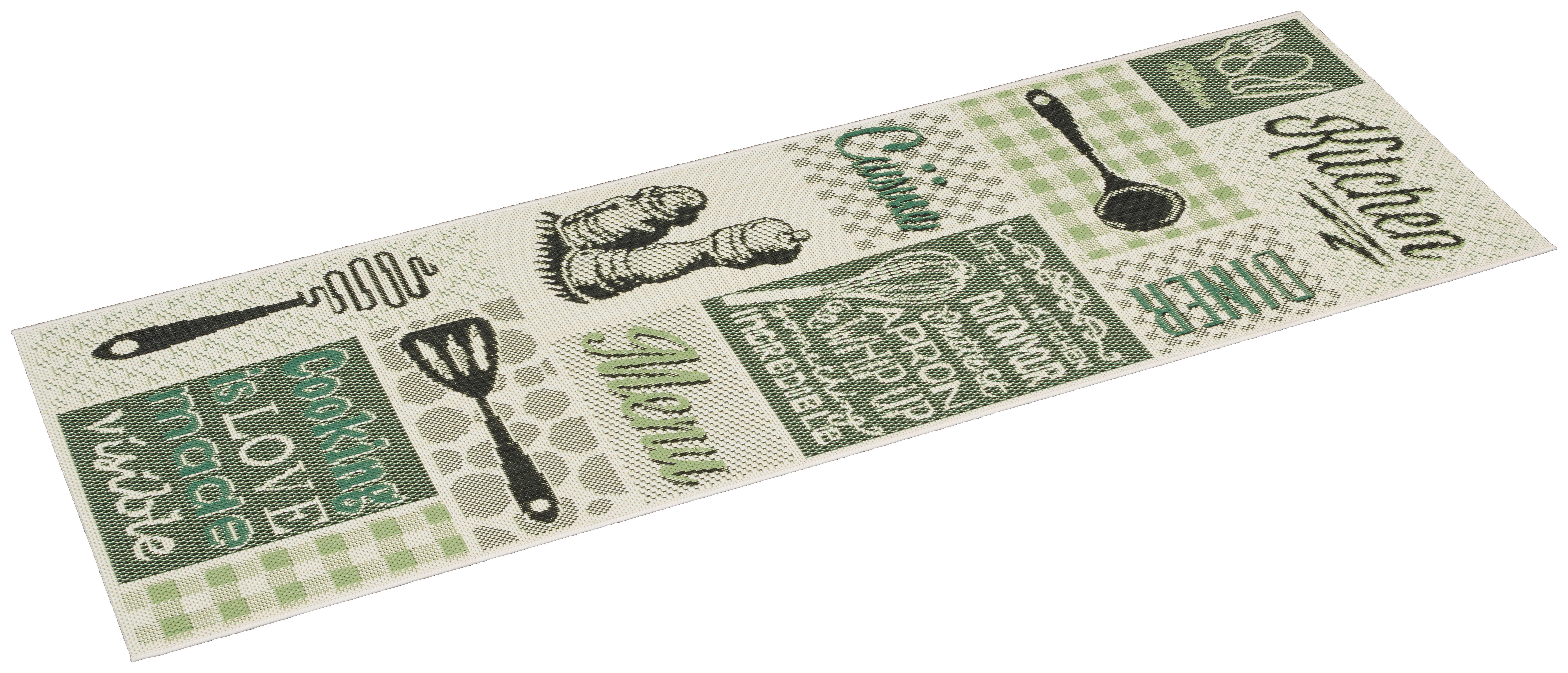 Küchenläufer Ambiente grün B/L: ca. 60x180 cm Ambiente - grün (60,00/180,00cm)